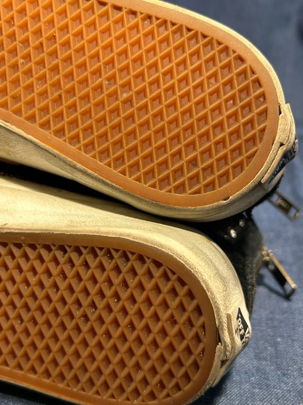 Vans high top skateboard shoes